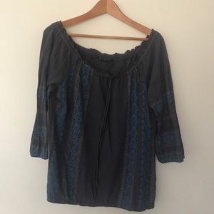 Boho off the shoulder top